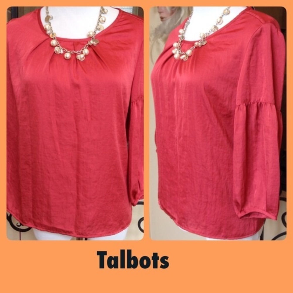 NWT talbots silk top